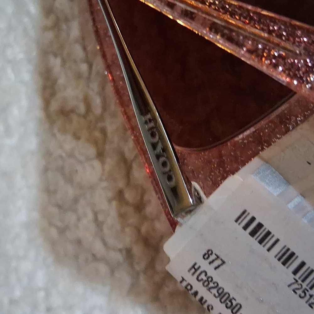 NWT Womens Coach Sunglasses Transparent Pink HC8290 - Picture 6 of 6